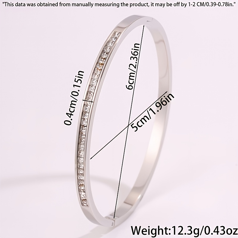 3pcs Unisex Minimalist Bracelet Set, Smooth Finish